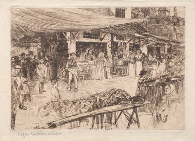 Vieux marché, Florence - Otto H. Bacher