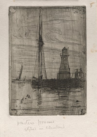 Jetée sur la rivière - Otto H. Bacher