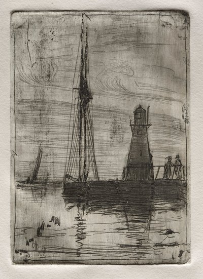 Quai de la rivière - Otto H. Bacher