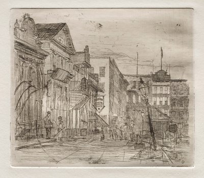 Coin sud-ouest, place publique, Cleveland, 1878 - Otto H. Bacher