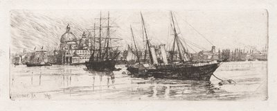 Deux bateaux, Venise - Otto H. Bacher