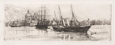 Deux bateaux, Venise, 1880 - Otto H. Bacher