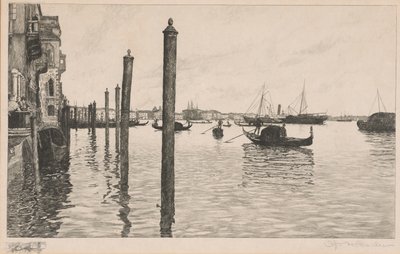 Grand Canal, Venise - Otto Henry Bacher