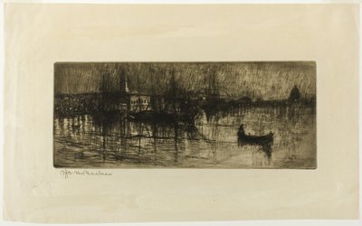 Nuit pluvieuse - Otto Henry Bacher