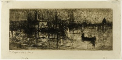 Nuit pluvieuse - Otto Henry Bacher