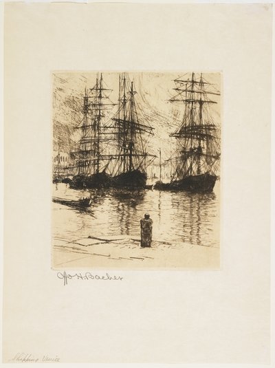 Navigation, Venise, 1879-1880 - Otto Henry Bacher