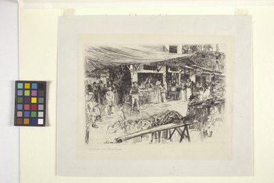 Le marché, Florence - Otto Henry Bacher