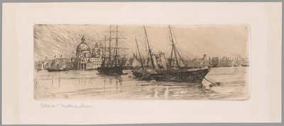 Deux bateaux, Venise - Otto Henry Bacher
