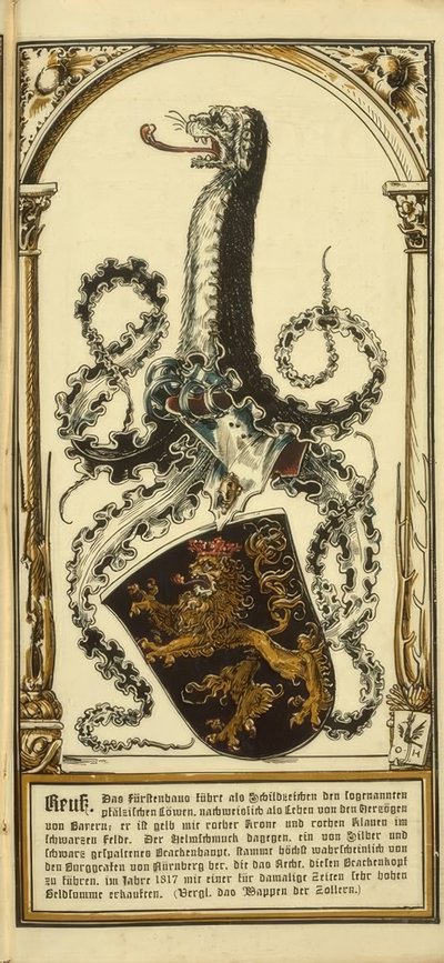 Les armoiries des maisons princières allemandes : Reuß - Otto Hupp