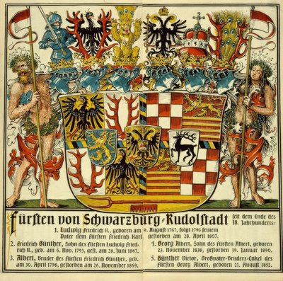 Princes de Schwarzburg-Rudolstadt - Otto Hupp