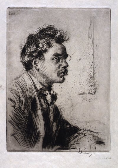 Portrait de B.J.O. Nordfelt - Otto J. Schneider