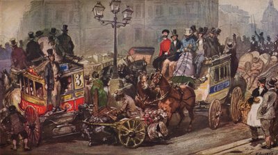Scène à Ludgate Circus, 1850 - Otto Limited