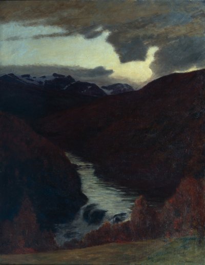 Automne dans les montagnes, c.1890 - Otto Ludvig Sinding