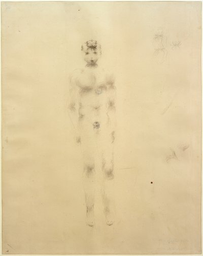 Nu de garçon avec bras pendants - Otto Meyer Amden
