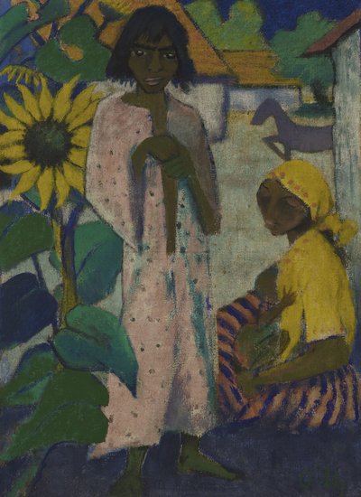 Gitans avec des tournesols, 1927 - Otto Mueller