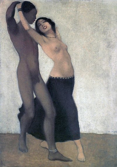 Un couple de danseurs afro-européens, vers 1903 - Otto Mueller