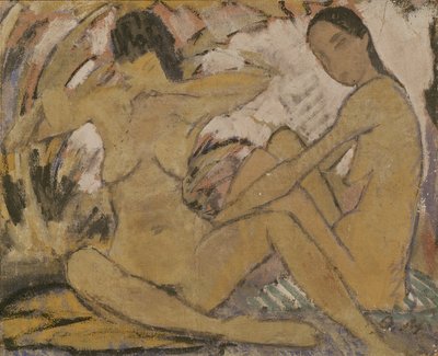Deux femmes assises, c.1914 - Otto Mueller