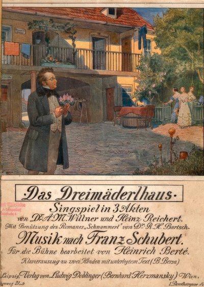 Berte, Dreimäderlhaus / Partition musicale 1916 - Otto Robert Nowak
