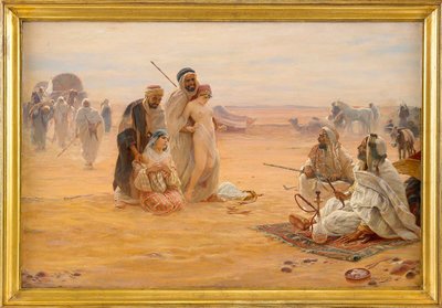Le marché aux esclaves - Peinture d