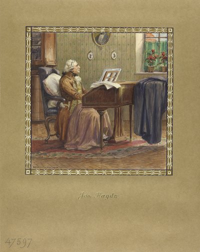 Joseph Haydn au grand piano, 1917 - Otto Robert Nowak