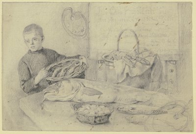 Chez le poissonnier - Otto Scholderer