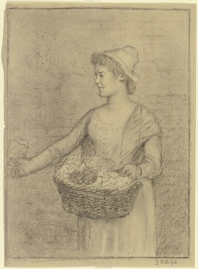 Marchand de légumes - Otto Scholderer