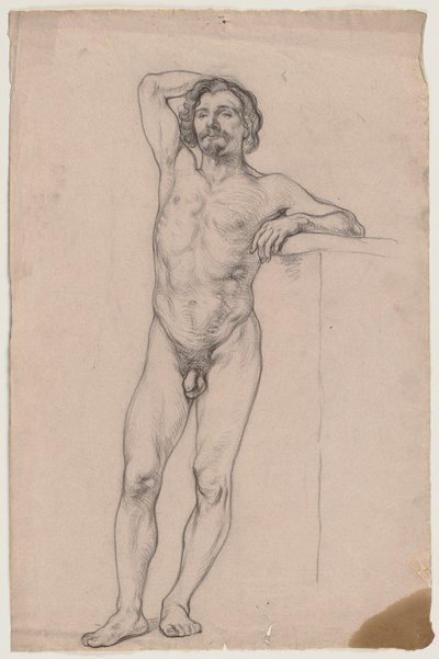 Nu masculin debout - Otto Scholderer