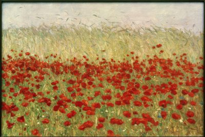 Coquelicots et blé - Otto Ubbelohde