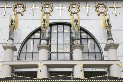 Église Am Steinhof (église Leopld) conçue par Otto Wagner, Vienne, Autriche - Otto Wagner