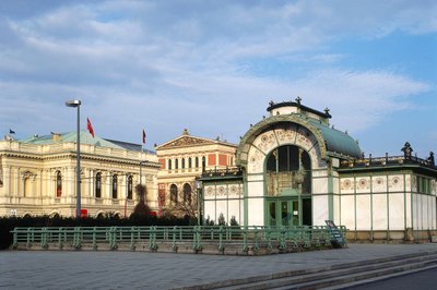 Le Pavillon Otto Wagner sur Karlsplatz - Otto Wagner