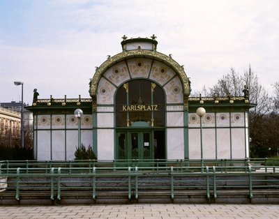 Le Pavillon Otto Wagner sur Karlsplatz - Otto Wagner