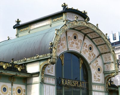 Le Pavillon Otto Wagner sur Karlsplatz - Otto Wagner
