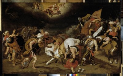 La conversion de Saint Paul sur le chemin de Damas en 42 après JC - Otto van Veen