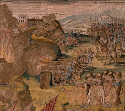 Tapisserie flamande. Série Triomphes et batailles de l