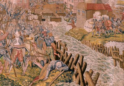 Tapisserie Flamande. Série Triomphes et batailles de l