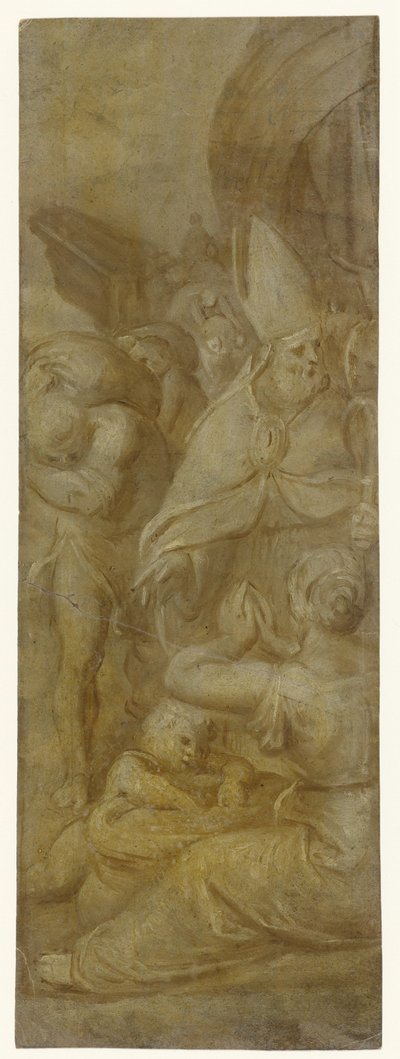 Saint Nicolas sauve la ville de Myre de la famine - Otto van Veen