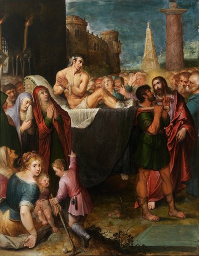 Résurrection du jeune homme de Naïn - Otto van Veen
