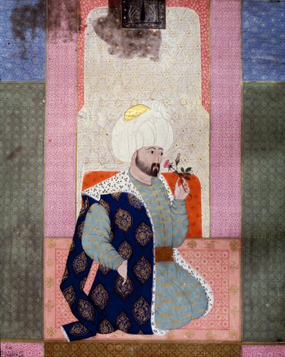Portrait du sultan ottoman Mehmet Celebi I - Ottoman School