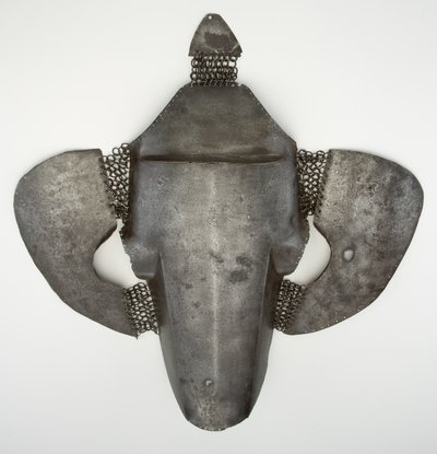 Shaffron, armure de tête de cheval, début du 16ème siècle - Ottoman School