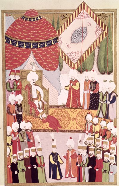 Le couronnement du sultan Selim I (1466-1520) du 