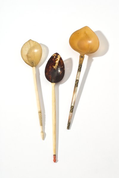 Trois cuillères ottomanes du XVIIIe siècle (Sherbat) - Ottoman School