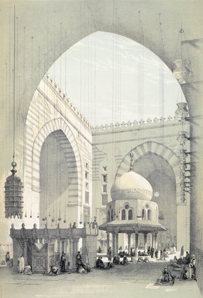 Intérieur de la mosquée du Sultan Hassan, au Caire - Owen Jones
