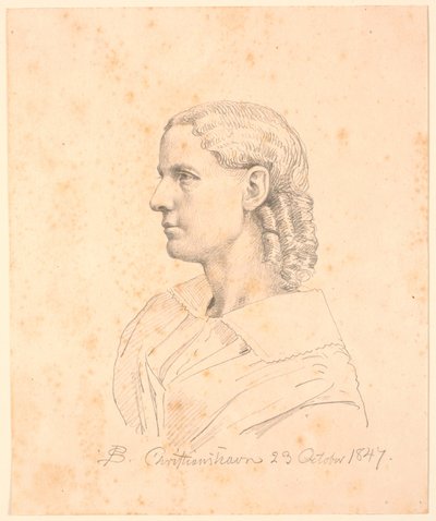 Portrait de dame - P.C. Skovgaard