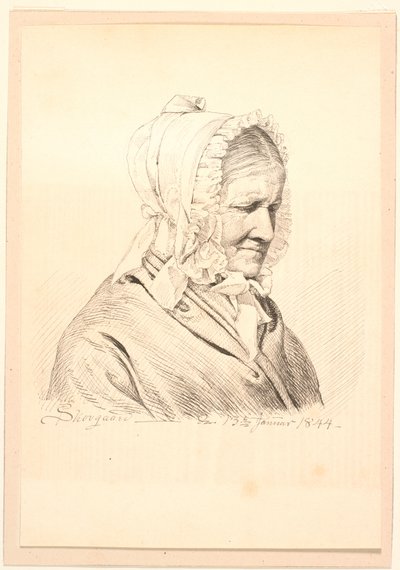 Fru Anneken Marie von Würden née Sponum, belle-mère de H.E. Freund - P.C. Skovgaard