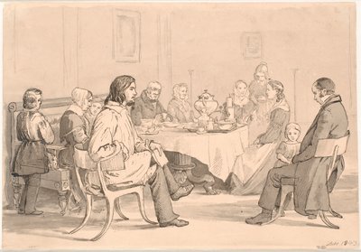 Café chez Mme Freund Samedi Matin - P.C. Skovgaard
