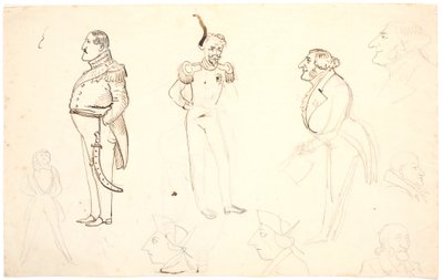 Caricature de Frederik VII et d