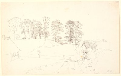 Paysage avec des arbres - P.C. Skovgaard