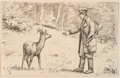 La rencontre dans la forêt - P.C. Skovgaard
