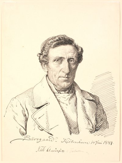 Portrait de Niels Andersen à Forballe - P.C. Skovgaard