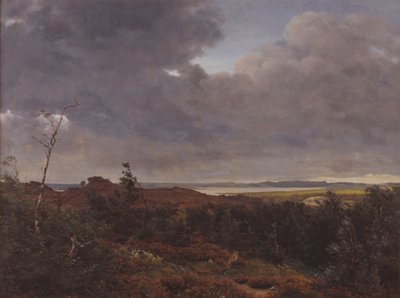 Vue de Frederiksværk depuis la forêt de Tisvilde, Nord de la Zélande - P.C. Skovgaard